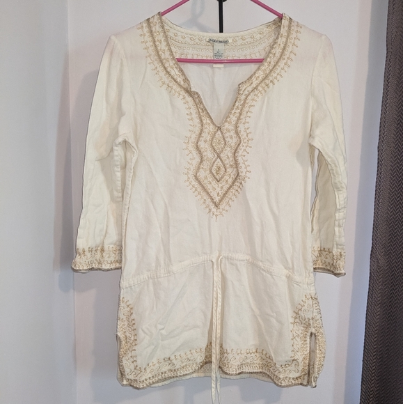 Lucky Brand embroidered tunic - Picture 1 of 9